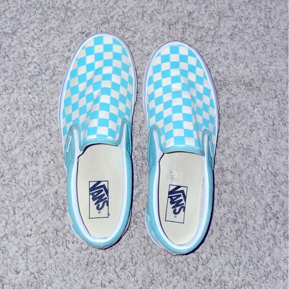 Checkered Slip on Vans